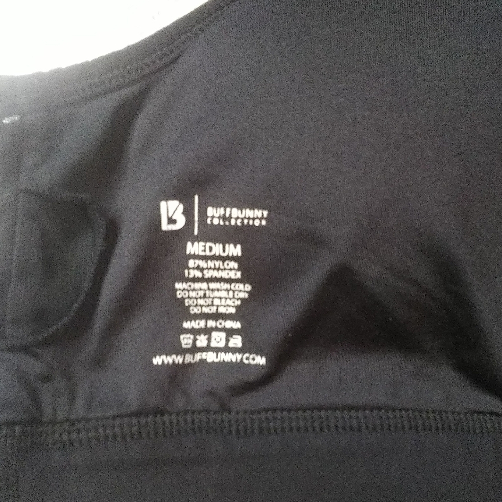 BuffBunny Black Sports Bra - Picture 3 of 3